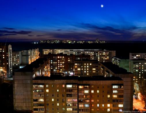 Луганск с высоты 16 этажей.