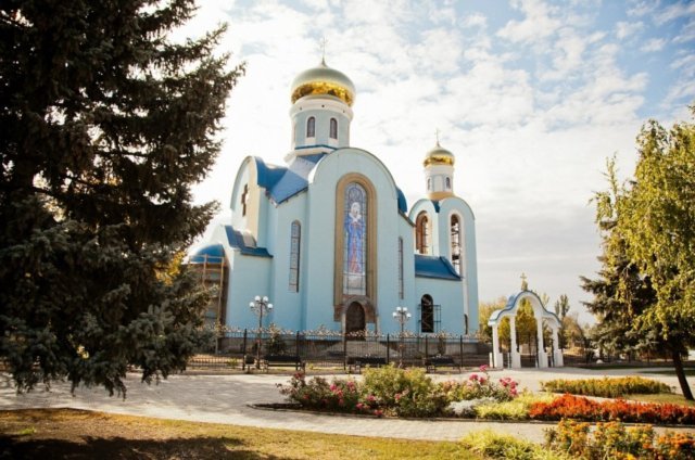 В июне луганчане смогут увидеть изнутри нижнюю часть храма «Умиление». Фото: umilenie.lugansk.ua.