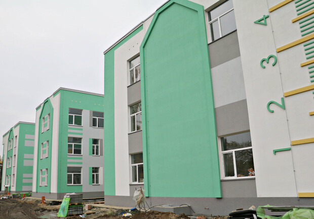 На Отрадном заканчивается реконструкция школы. Фото: Facebook РГА Соломенского района