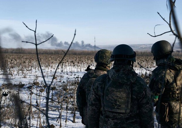 Карта бойових дій в Україні 22 січня. 