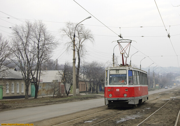 В Камброде трамваи заменили автобусами. Фото: lugansktrams.org.ua
