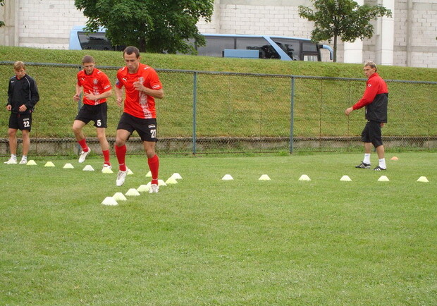 В последние недели "Заря" тренировалась в Словении. Фото с сайта луганского клуба.