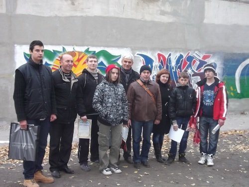 В Луганске подвели итоги конкурса граффити. Фото: gorod.lugansk.ua