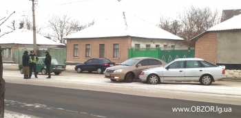 ДТП на улице Херсонской. Фото с сайта obzor.lg.ua